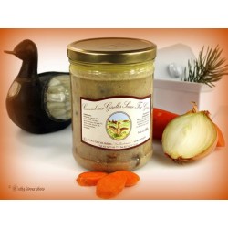 Canard aux girolles sauce foie gras (2 parts) - 600g env.