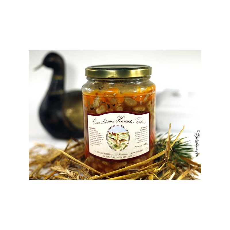 Acheter en ligne un cassoulet aux haricots Tarbais - 750g (2 parts)