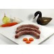 Saucisses de canard nature x 3   (350g env.).